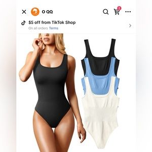 OQQ 3 Pack Bodysuit XXL